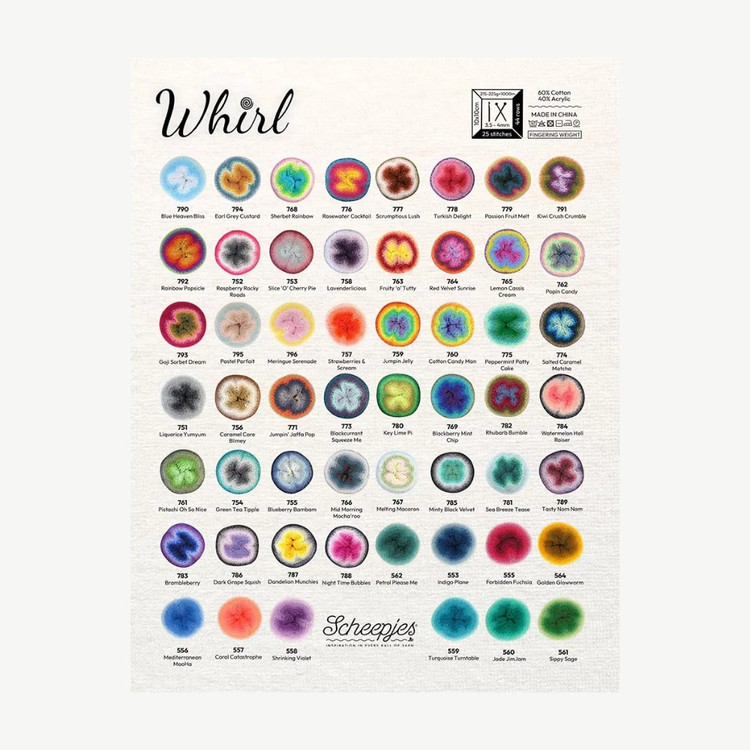 Scheepjes Pattern portfolio Whirl - Mandala minták